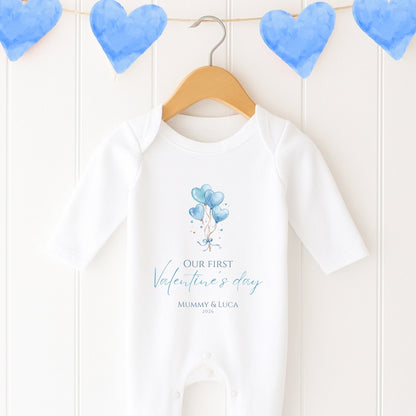 Baby's First Valentine's Day Onesie & Vest Set