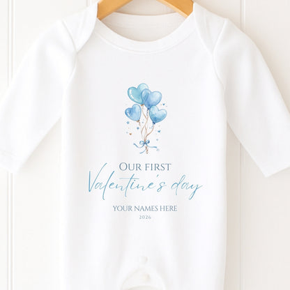 Baby's First Valentine's Day Onesie & Vest Set