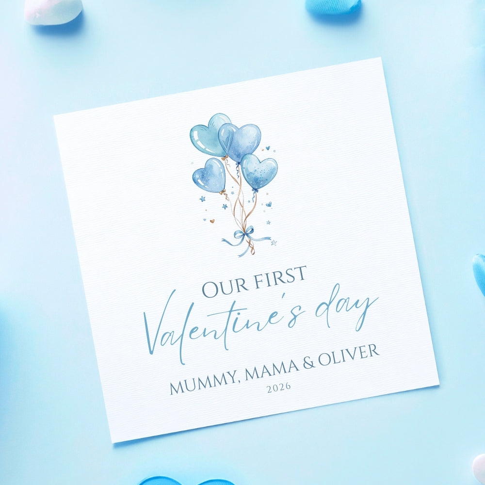 Personalised Baby's First Valentines Day Card