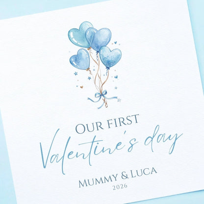 Personalised Baby's First Valentines Day Card