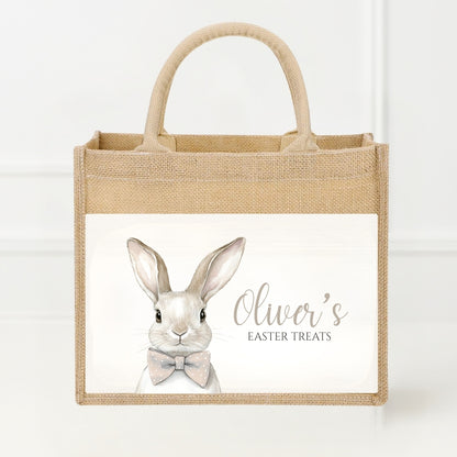 Personalised Easter Jute Gift Bag