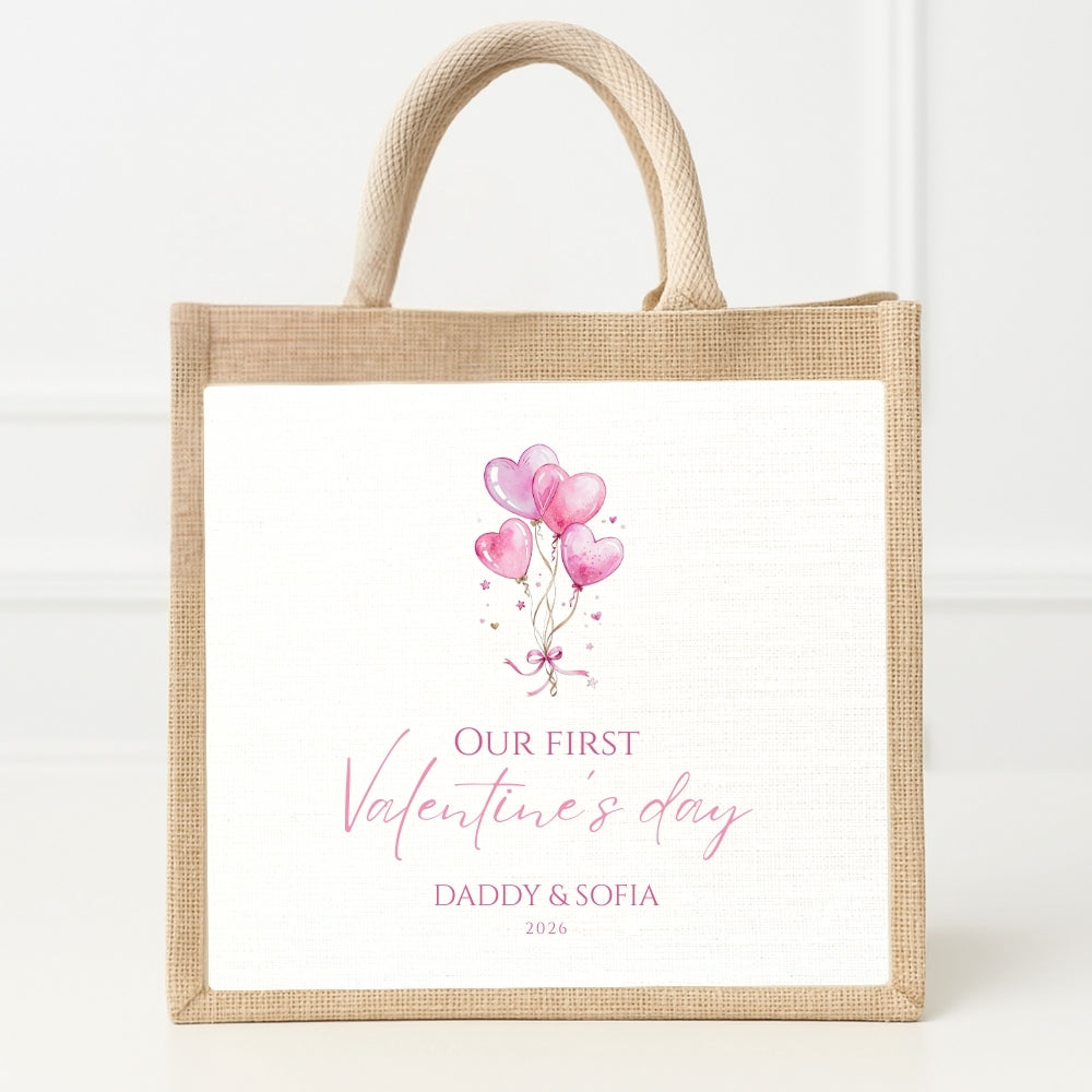 Personalised First Valentine’s Day Keepsake Gift Bag