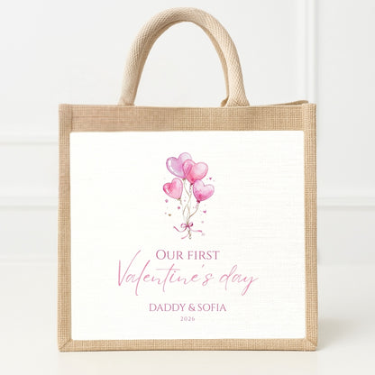 Personalised First Valentine’s Day Keepsake Gift Bag