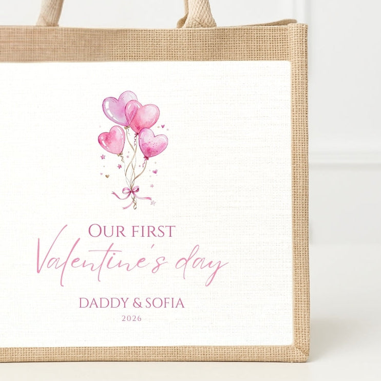 Personalised First Valentine’s Day Keepsake Gift Bag