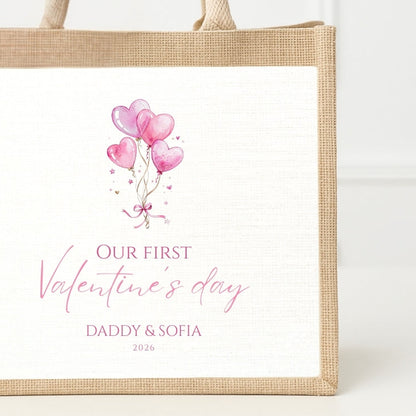 Personalised First Valentine’s Day Keepsake Gift Bag