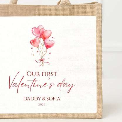 Personalised First Valentine’s Day Keepsake Gift Bag