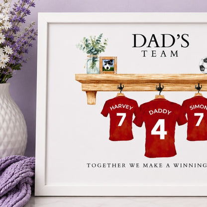 Personalised Football Lover Shirt Print