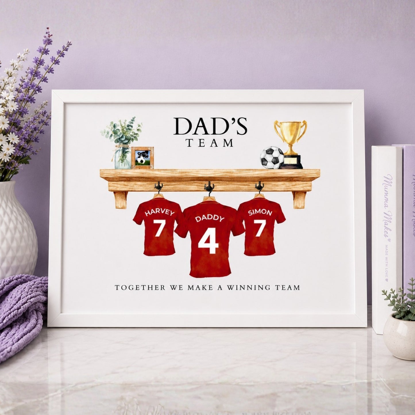 Personalised Football Lover Shirt Print