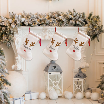 Luxury Personalised Matching Family Christmas Stockings