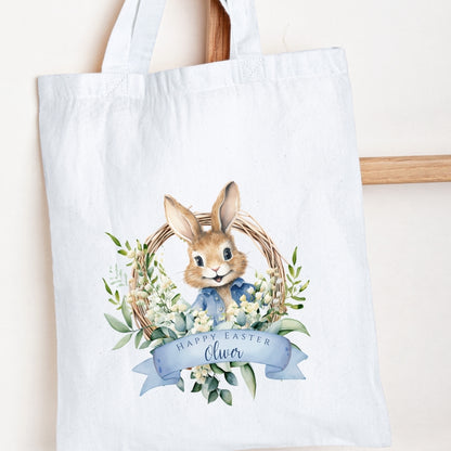 Personalised Easter Flopsy Bunny Tote Bag