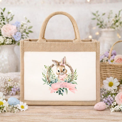Personalised Happy Easter Flopsy Bunny Gift Bag
