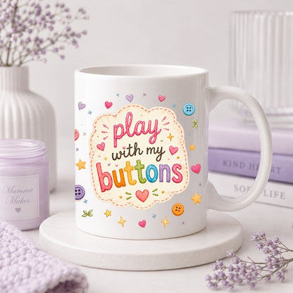 Stef's Bits Official Quote Merch Mug - Playful Doodles