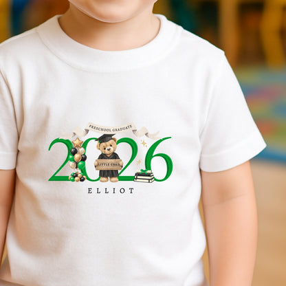 Nursery & Preschool 2026 Graduate Teddy T-Shirt
