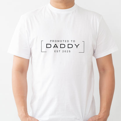 Promoted to... Pregnancy/Baby Announcement Gift T-Shirt - Male