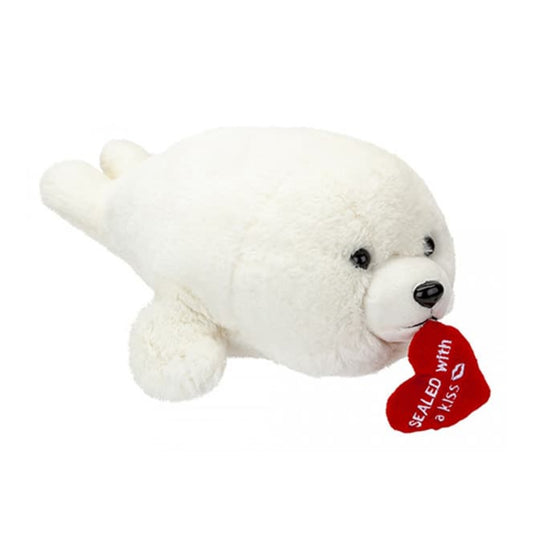 'Sealed with a Kiss' Seal Plush Teddy