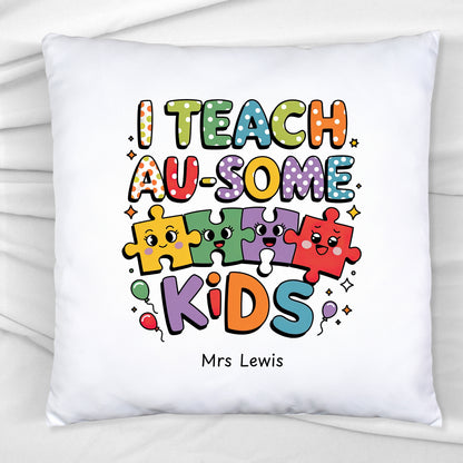 "I Teach Au-some Kids" Personalised A5 Notebook | Thank you | End of Year Teacher Gift