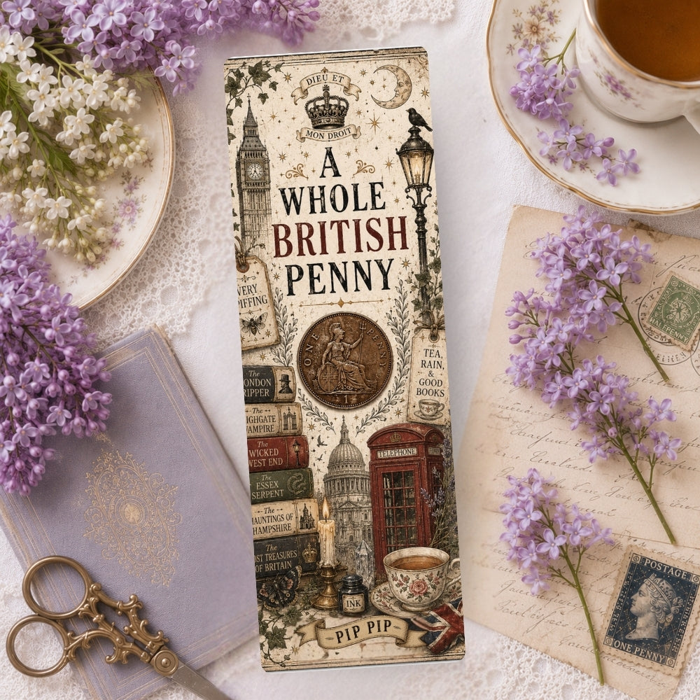 Stef's Bits - Official Merch Bookmark - British Penny