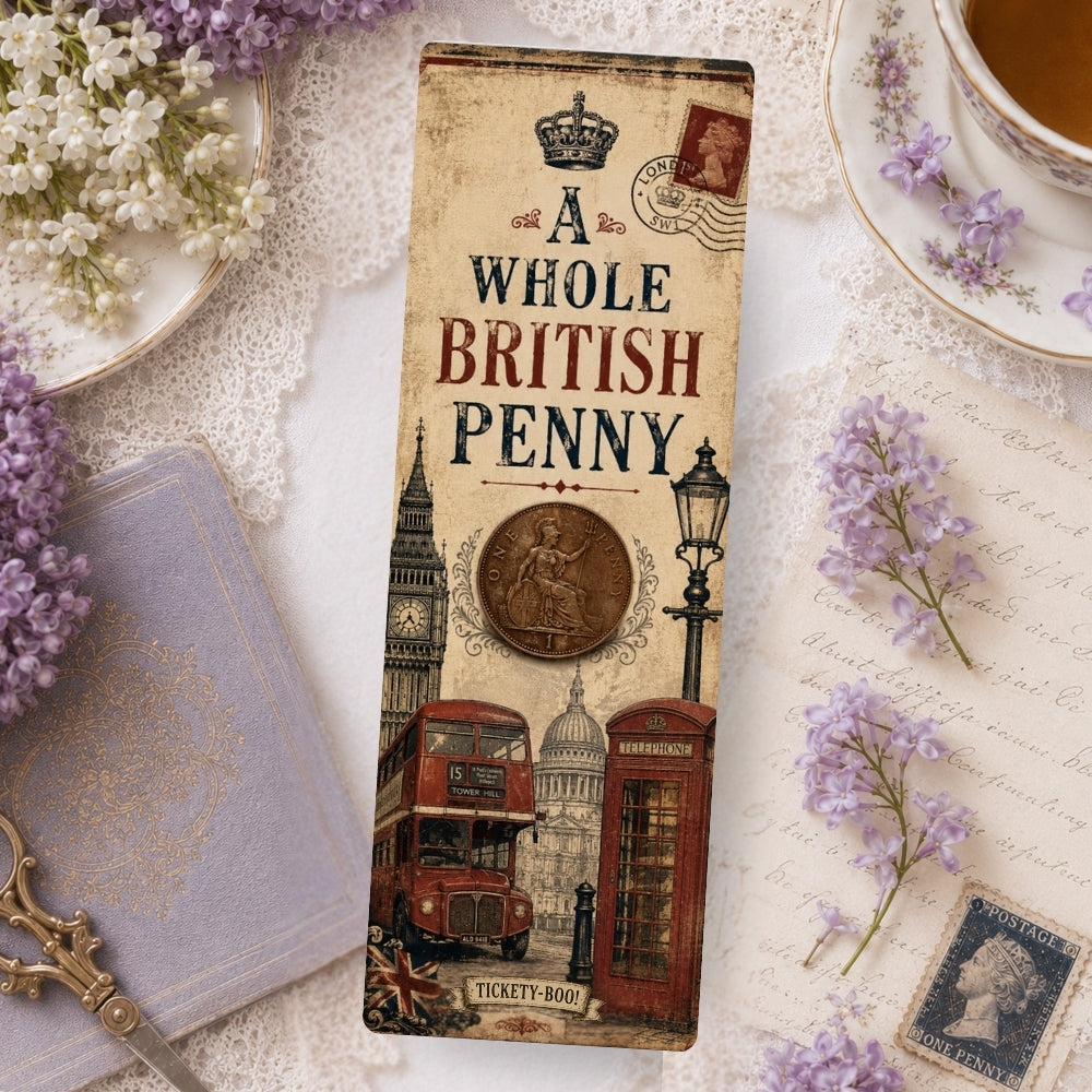 Stef's Bits - Official Merch Bookmark - British Penny