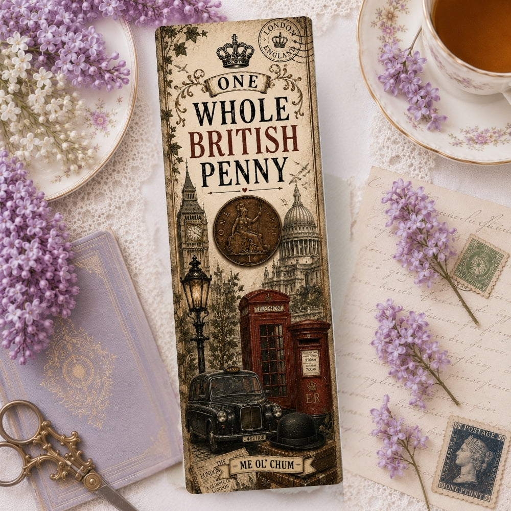 Stef's Bits - Official Merch Bookmark - British Penny