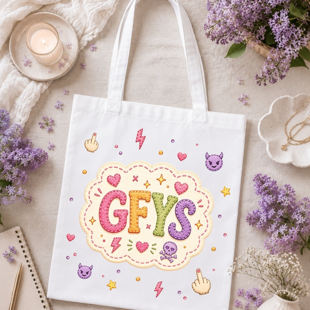 Stef's Bits Official Merch Tote Bag - Playful Doodles