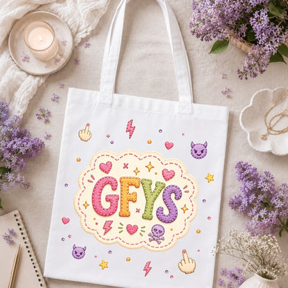 Stef's Bits Official Merch Tote Bag - Playful Doodles