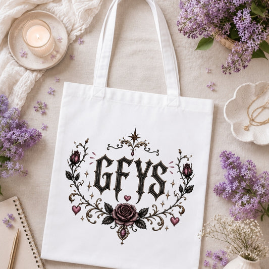 Stef's Bits Official Merch Tote Bag - Vintage Witchcore