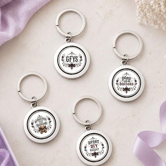 Stef's Bits Vintage Witchcore Keyring Collection