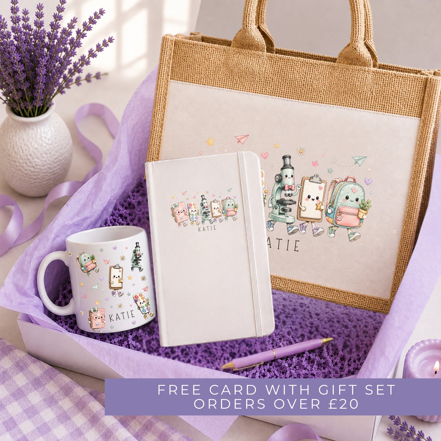 Adorable Classroom Character - Thank you Teacher Gift Set