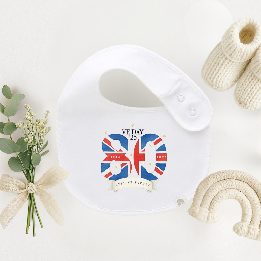 VE Day Commemorative Baby Bib - Various Designs