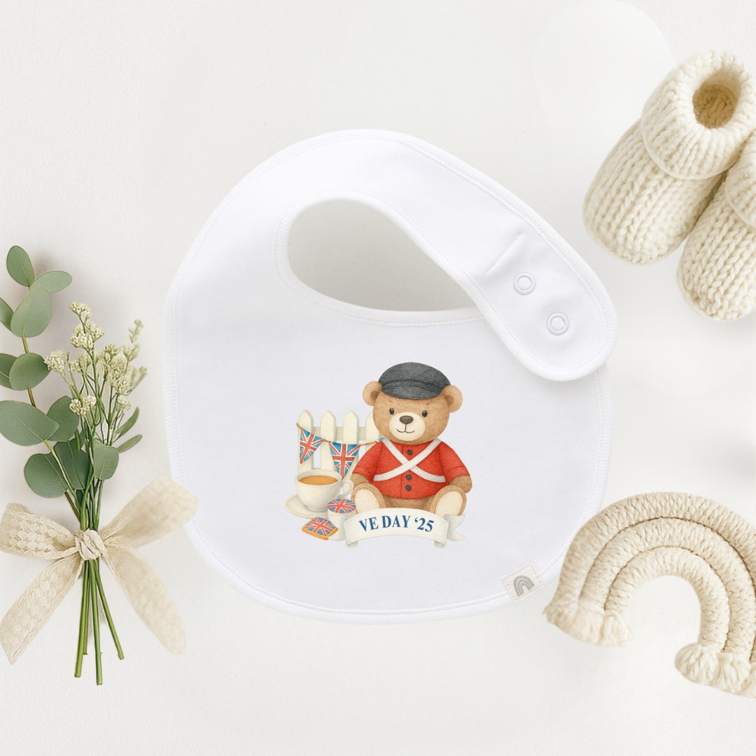 VE Day Commemorative Baby Bib - Various Designs