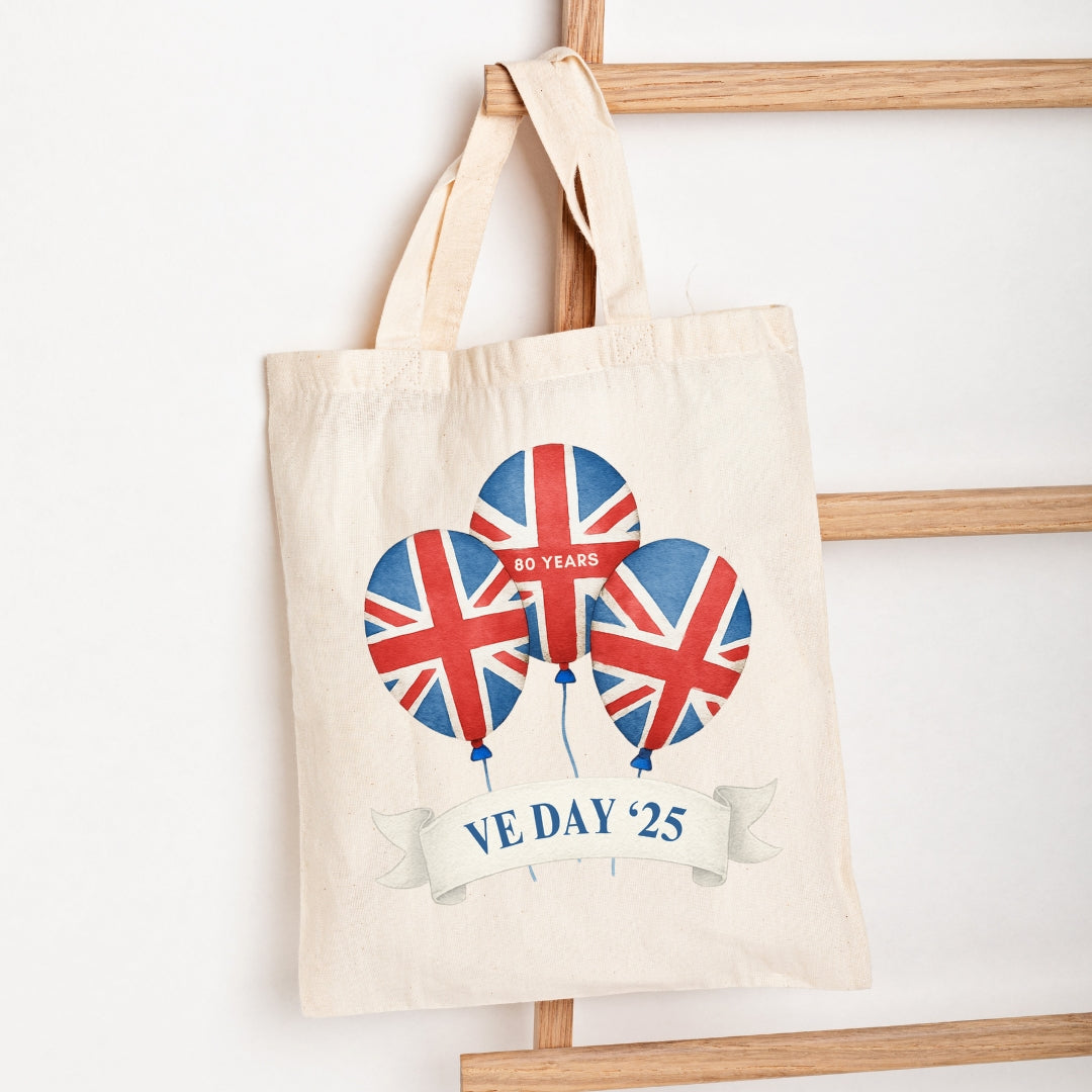 VE Day Commemorative Jute Bag - Various Designs