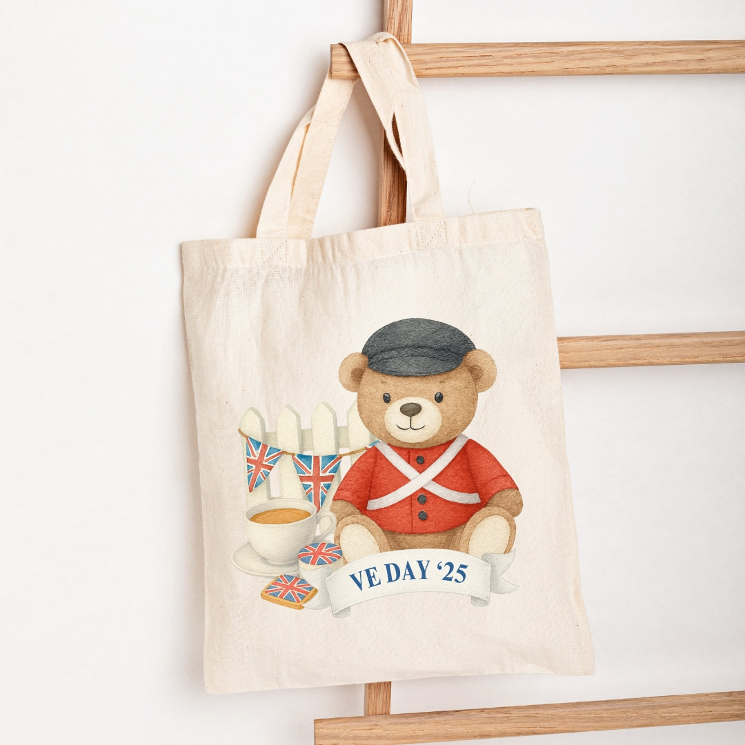 VE Day Commemorative Jute Bag - Various Designs