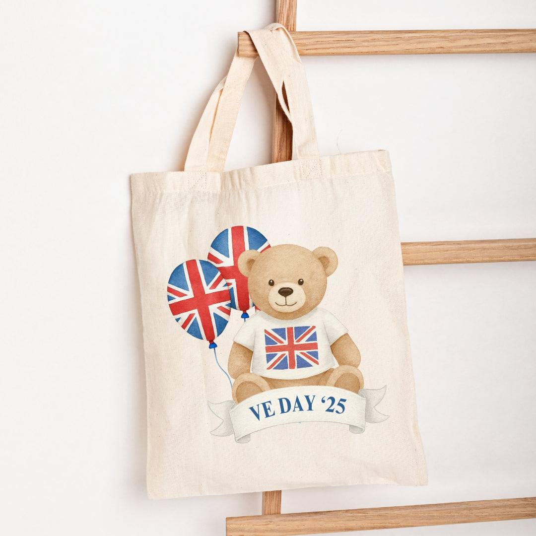 VE Day Commemorative Jute Bag - Various Designs