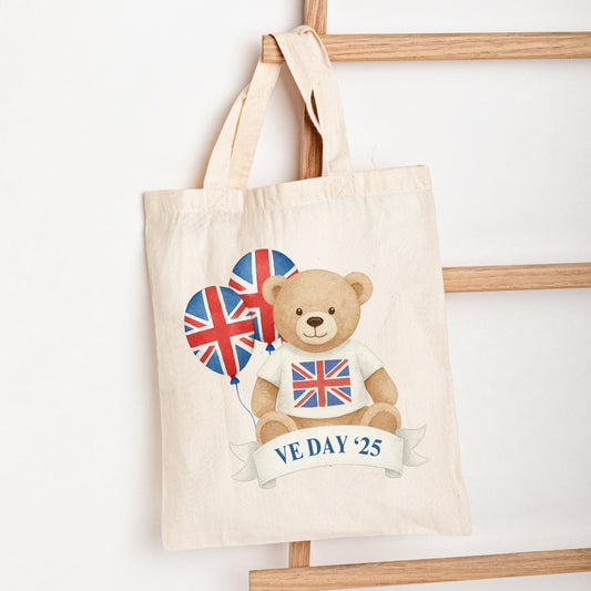 VE Day Commemorative Jute Bag - Various Designs
