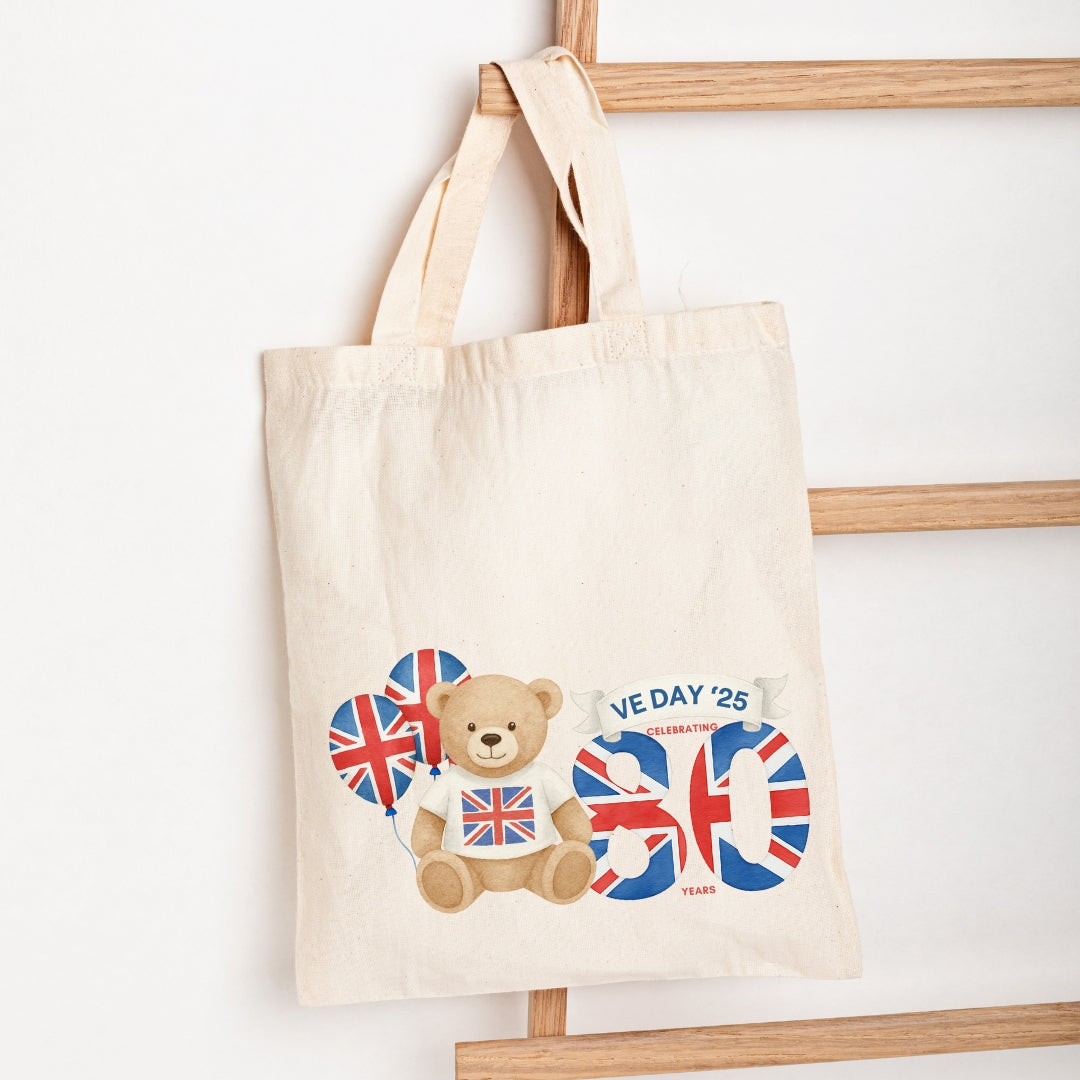 VE Day Commemorative Jute Bag - Various Designs