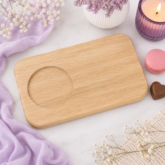 Wooden Tea & Biscuit Board - Suitable for Sublimation