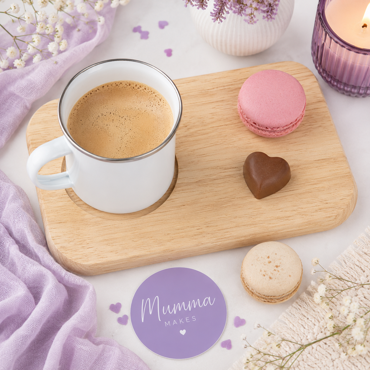 Wooden Tea & Biscuit Board - Suitable for Sublimation